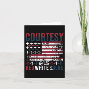 Of The Red White And Blue American Flag 4th Of Jul Card