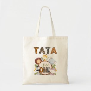 Of The Wild One 1st Birthday Safari Woodland Tote Bag