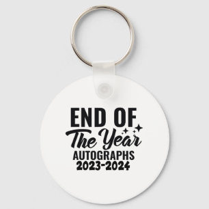 Of The Year Autographs 20232024 Last Day Of School Keychain