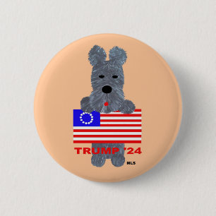 Of thee I Sing! Scottie Terrier 2 Inch Round Button