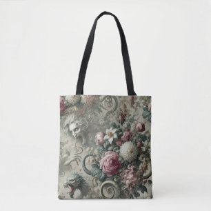 Of Tone & Tail – Gothic Victorian Design Tote Bag