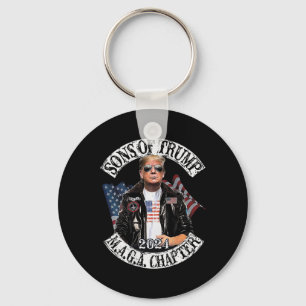 Of Trump Maga Chapter 2024 (on Back) Keychain