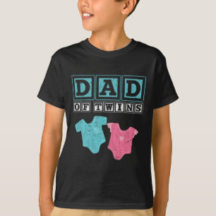 Of Twins Family Daddy Fathers Day Future Parents T-Shirt