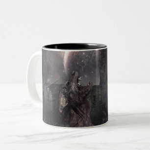 Of Wolf and Man Two-Tone Coffee Mug