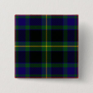 Ofally County Irish Tartan 2 Inch Square Button