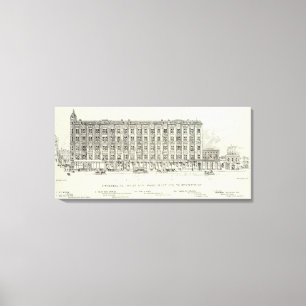 O'Farrell South side Grant and Stockton Canvas Print