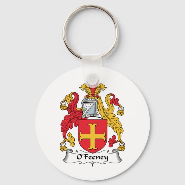 O'Feeney Family Crest Keychain (Front)