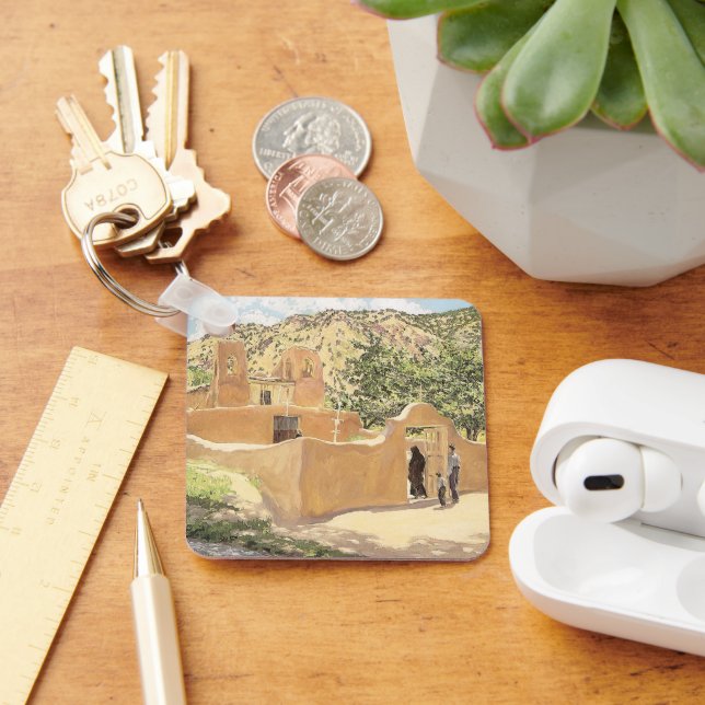 Oferta Para San Esquipula by Walter Ufer Keychain (Desk)