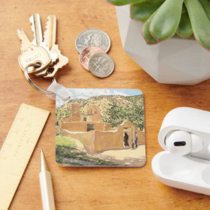 Oferta Para San Esquipula by Walter Ufer Keychain