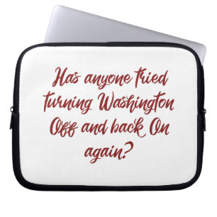 Off and On! REBOOT! Laptop Sleeve