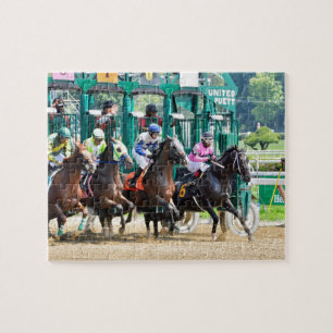 Off at Saratoga Jigsaw Puzzle