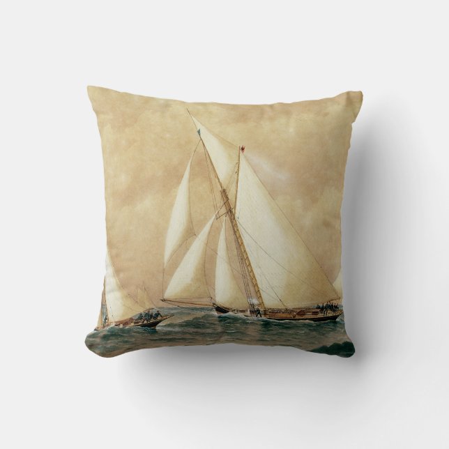 Off Brenton's Reef Throw Pillow (Front)
