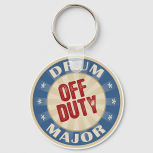 Off Duty Drum Major Keychain