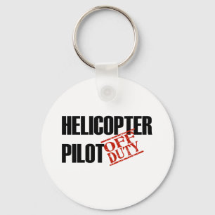 OFF DUTY HELICOPTER PILOT LIGHT KEYCHAIN