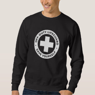 Off-Duty Lifeguard - Red Sweatshirt