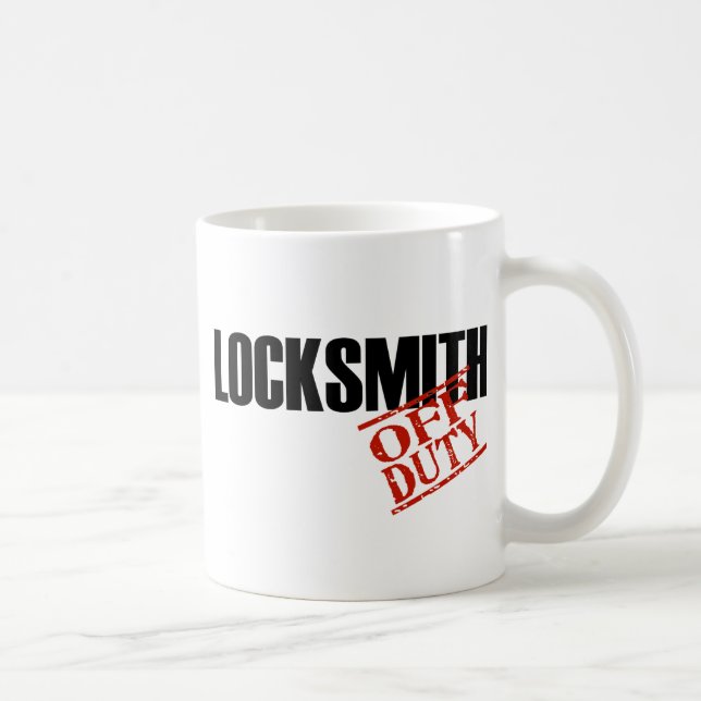 OFF DUTY LOCKSMITH COFFEE MUG (Right)