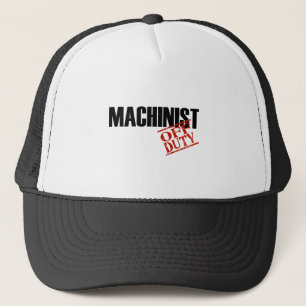 OFF DUTY MACHINIST LIGHT TRUCKER HAT