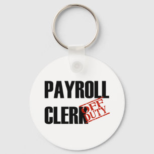 OFF DUTY PAYROLL CLERK LIGHT KEYCHAIN