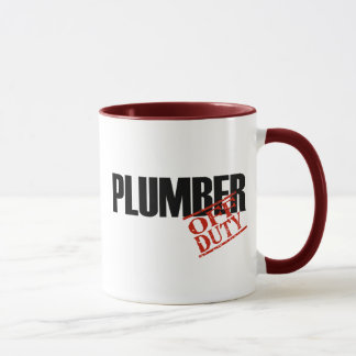 OFF DUTY Plumber Mug