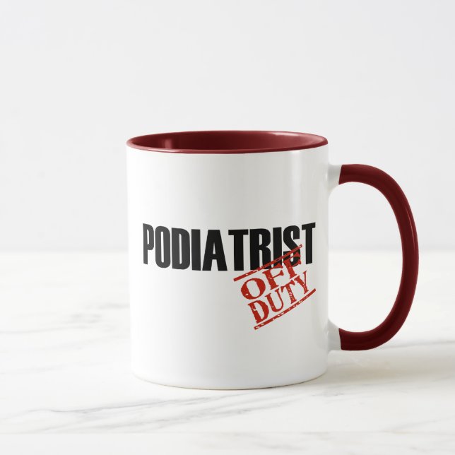 OFF DUTY Podiatrist Mug (Right)
