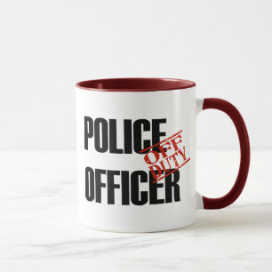 OFF DUTY Police Officer Mug