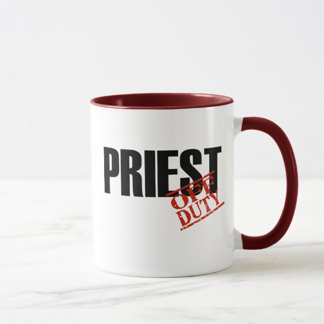 OFF DUTY Priest Mug (Right)