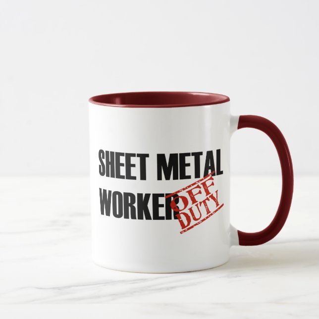 OFF DUTY SHEEET METAL WORKER MUG (Right)