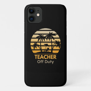Off Duty Teacher T-Shirt iPhone 11 Case