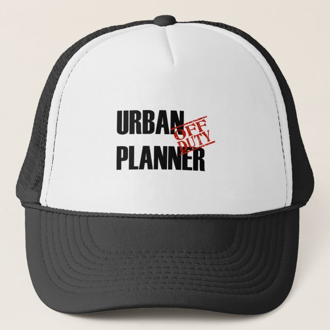 OFF DUTY URBAN PLANNER LIGHT TRUCKER HAT (Front)