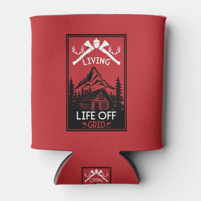 OFF GRID LIFE CAN COOLER (Front)