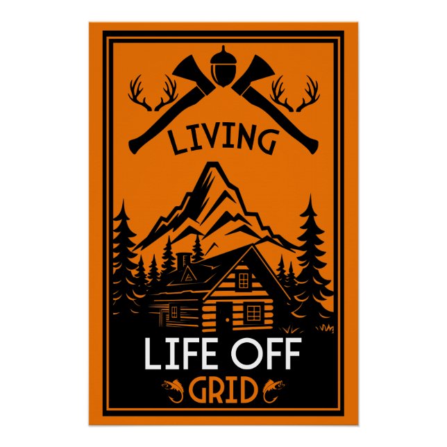 OFF GRID LIFE POSTER (Front)