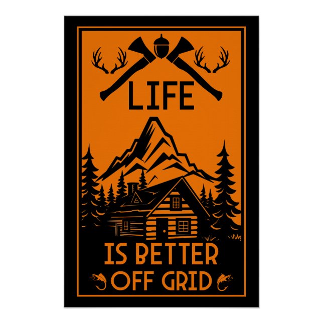 OFF GRID LIFE POSTER (Front)