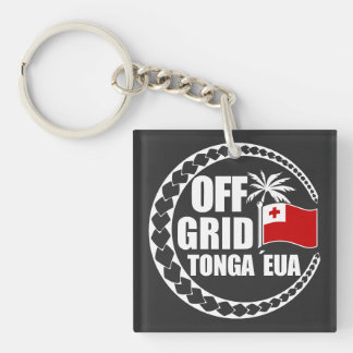 Off Grid Tonga Eua Lifestyle Keychain
