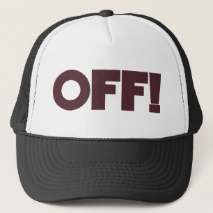 OFF Hat (maroon & black)