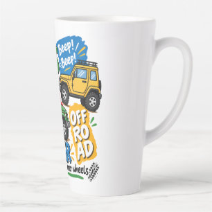 Off Road Adventure 4x4 Freedom on FourPhoto Wallet Latte Mug