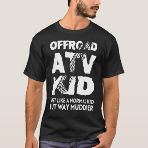 Off Road ATV Kid  Quad 4 Wheeling Boys T-Shirt