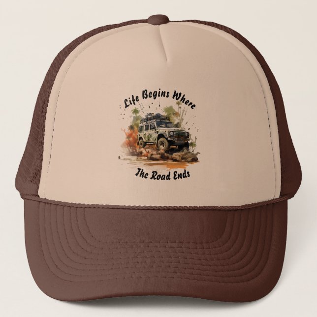 Off-road Car Adventure Cap (Front)