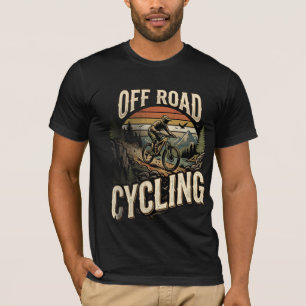 Off Road Cycling Vintage Mountain T-Shirt