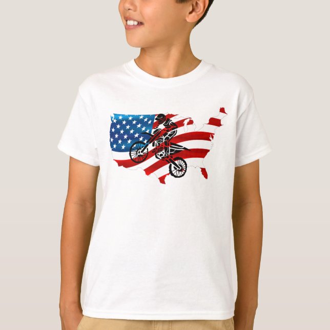 Off Road Dirt Bike T-Shirt (Front)
