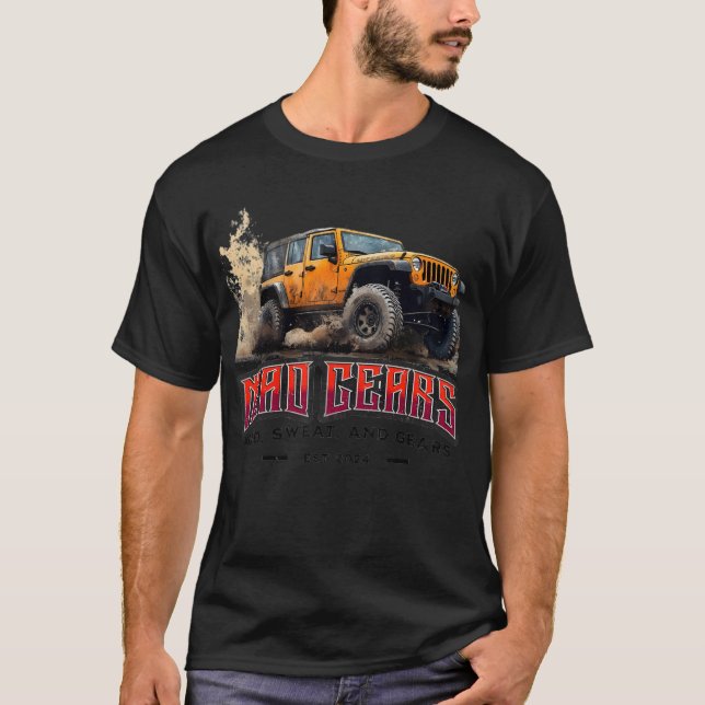 Off-Road Fun with Retro Truck – Ideal for Camping  T-Shirt (Front)