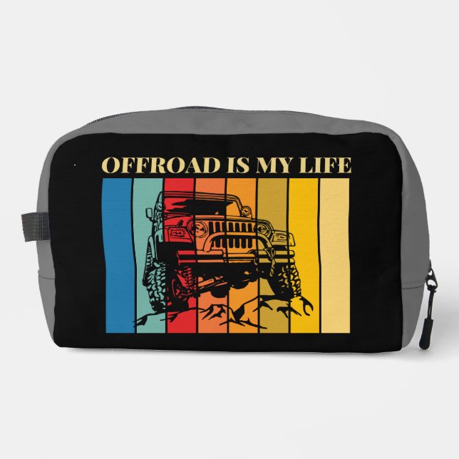 off road is my life dopp kit (Front)