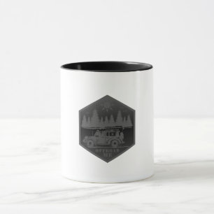 OFF ROAD ME Black & White Mug