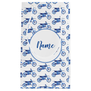Off road motocroos motorbike Personalized Small Gift Bag