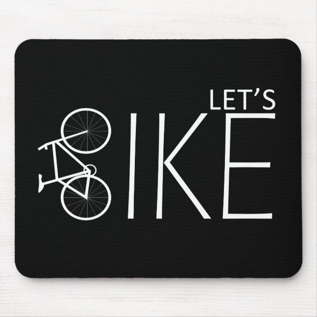 off road mountain biking saying mouse pad (Front)