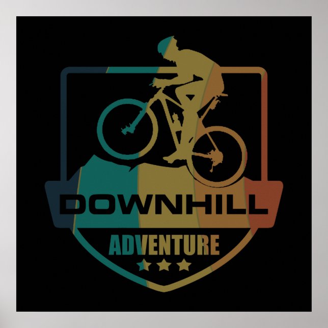 off road mountain biking vintage poster (Front)