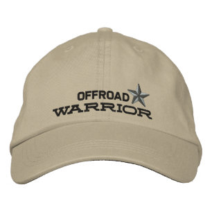 Off Road Warrior Star Embroidered Hat