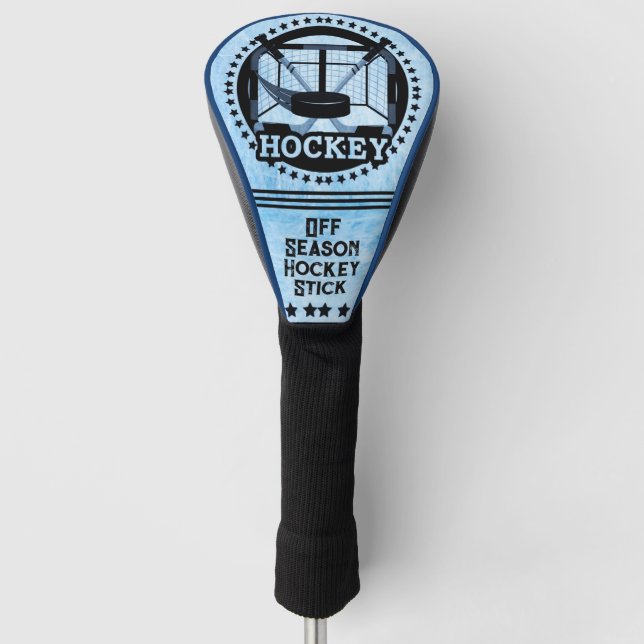 Off Season Hockey Stick 2 Golf Head Cover (Front)