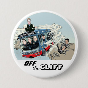 Off the CLIFF! 3 Inch Round Button