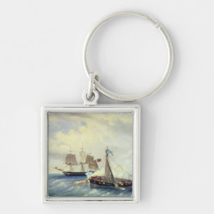 Off the coast of Nargen Island Keychain