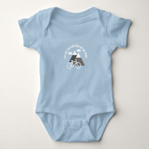 Off the Grid and On the Trail (Biking)  Baby Bodysuit